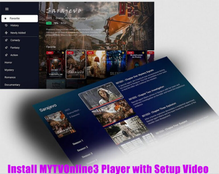 How to Install MYTVOnline3 Player